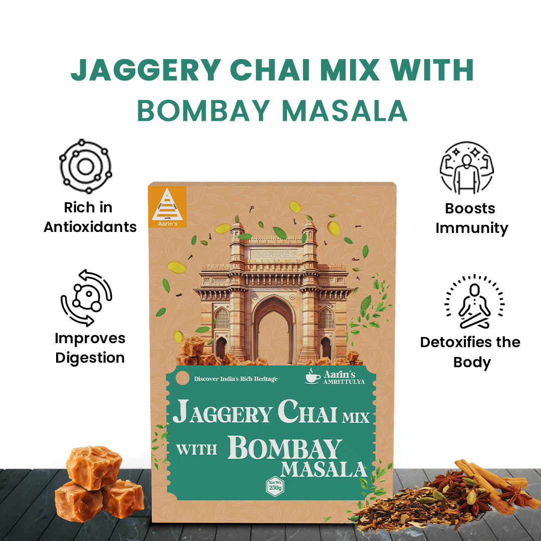 JAGGERY CHAI MIX WITH BOMBAY MASALA(250gm)
