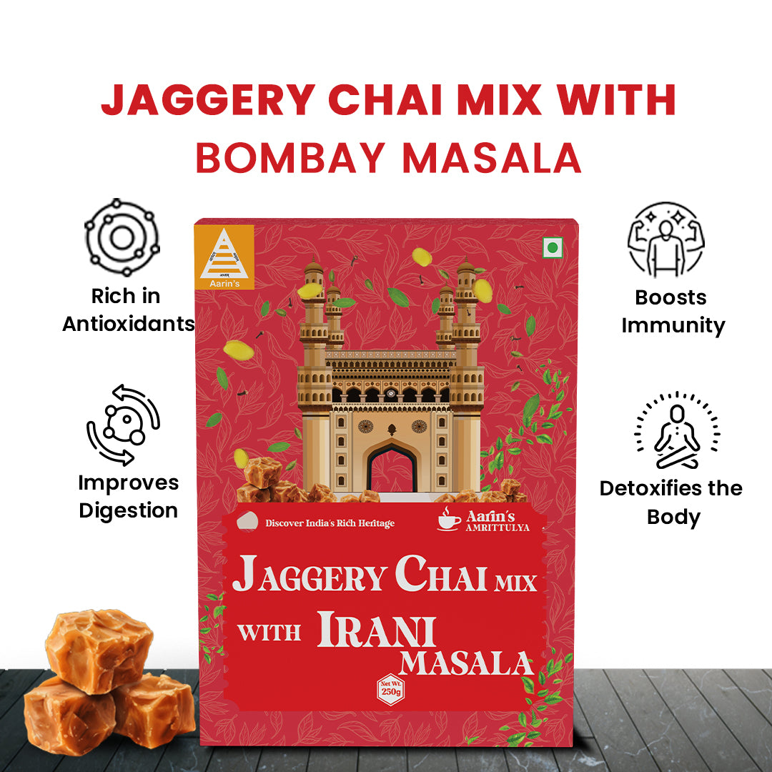 JAGGERY CHAI MIX WITH IRANI MASALA(250gm)