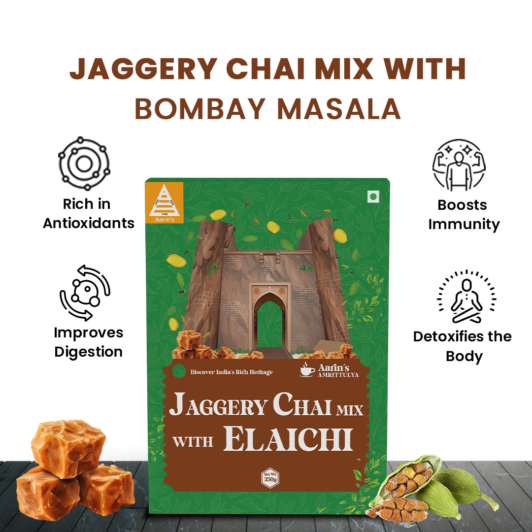 JAGGERY CHAL MIX WITH ELAICHI(250gm)