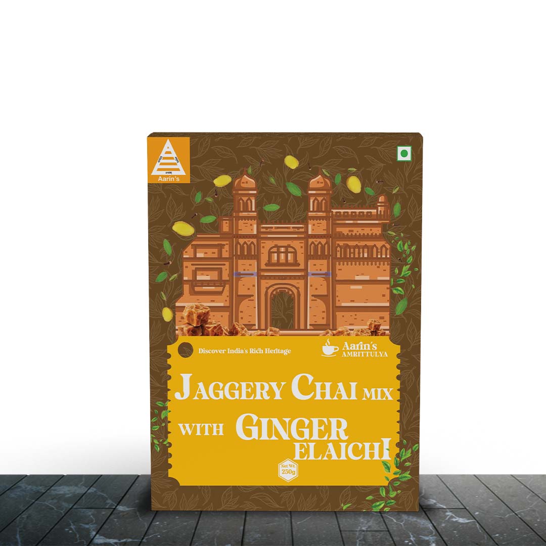 JAGGERY CHAI MIX WITH GINGER ELAICHI(250gm)