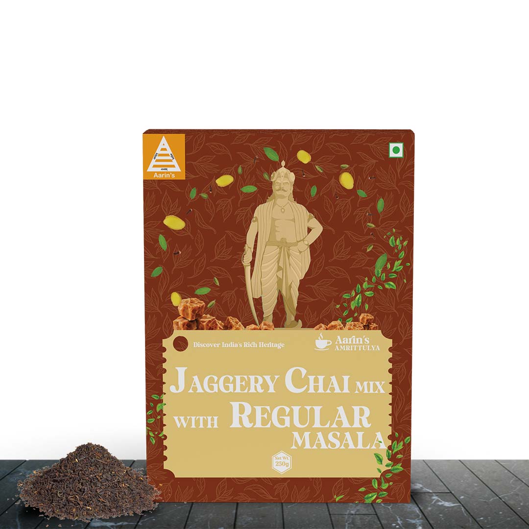 JAGGERY CHAI MIX WITH REGULAR MASALA(250gm)