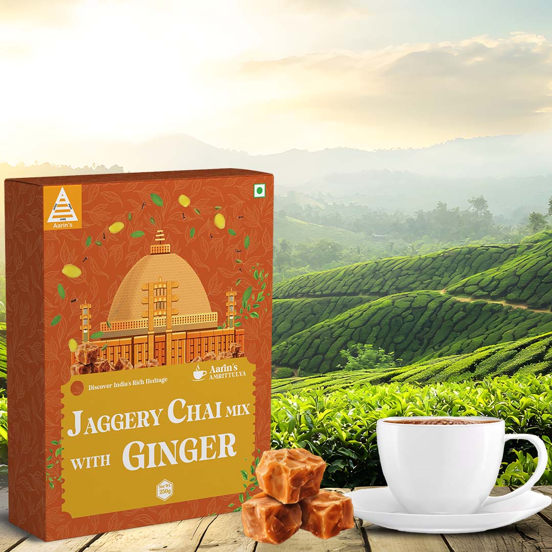 JAGGERY CHAI MIX WITH GINGER(250gm)