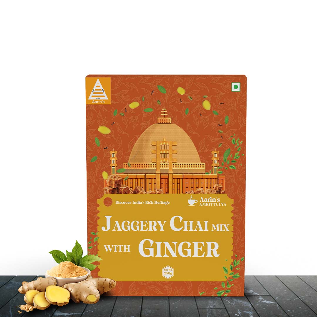 JAGGERY CHAI MIX WITH GINGER(250gm)