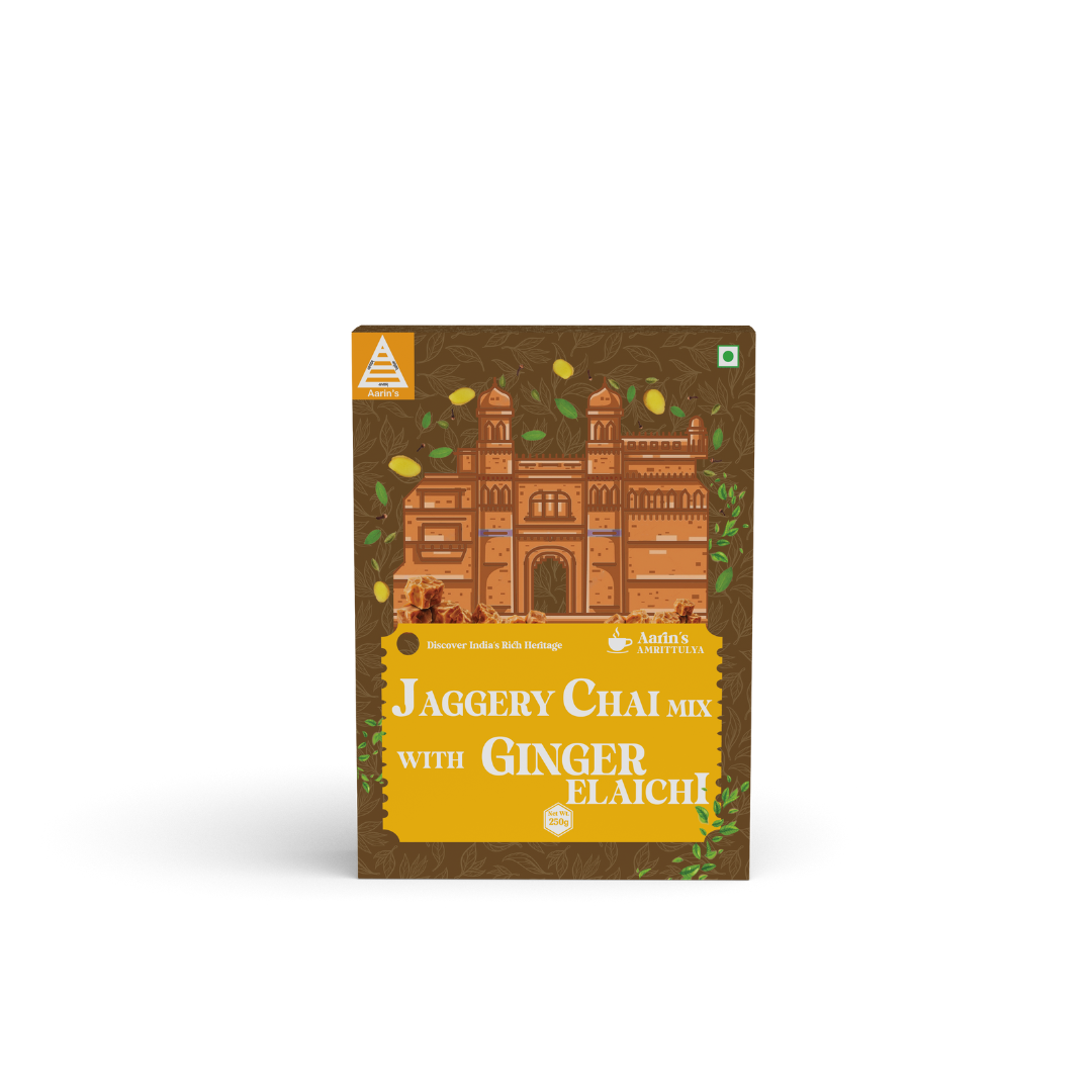 JAGGERY CHAI MIX WITH GINGER ELAICHI(250gm)